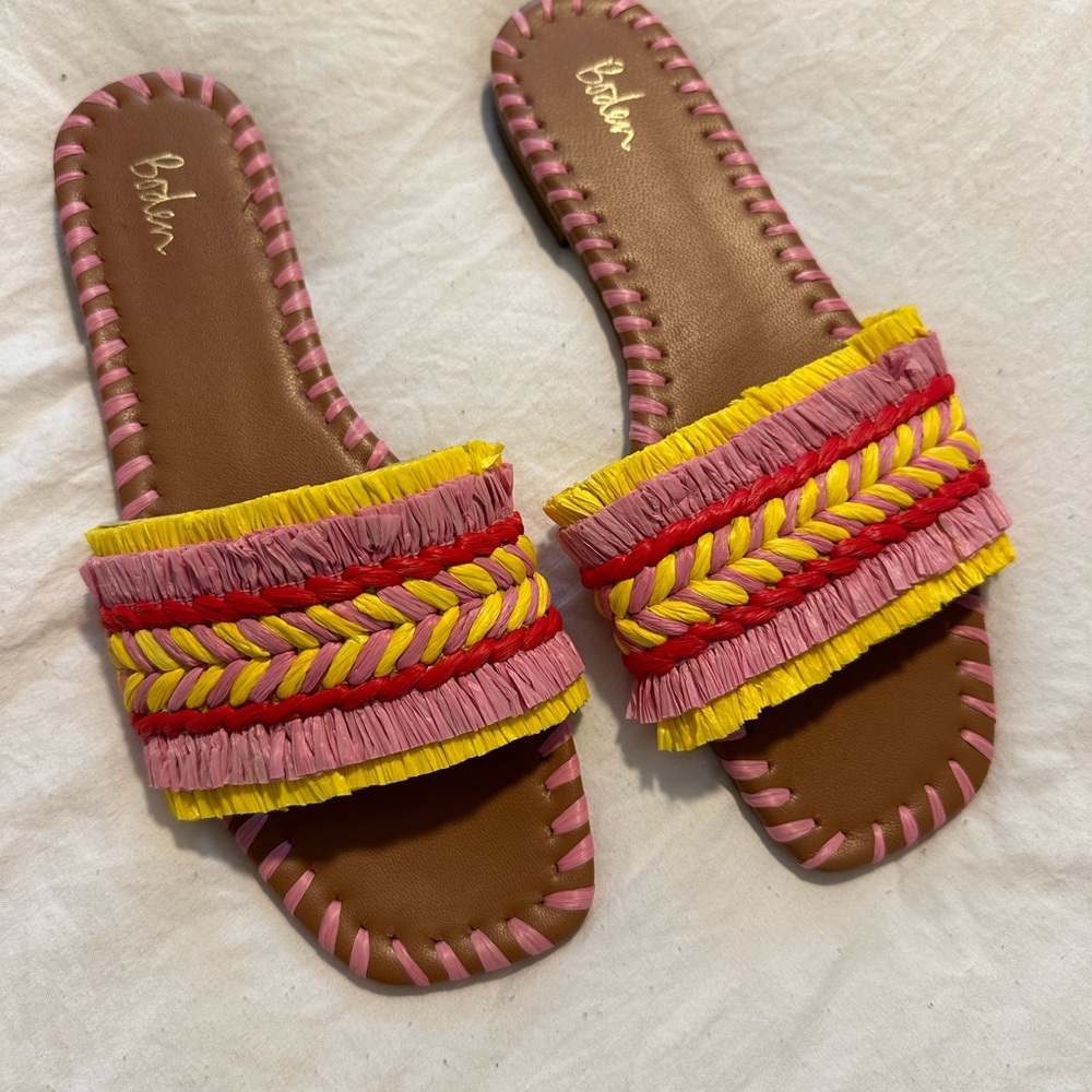 Boden Women's Multicolor Slide Sandals